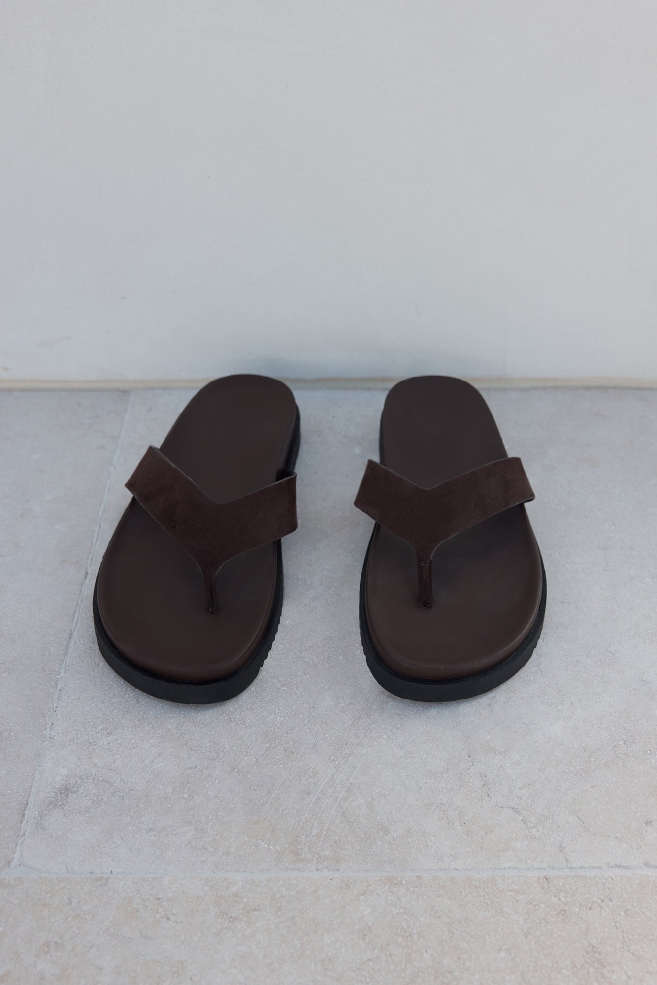Aila Sandal Dark Cacao Suede-Trogz