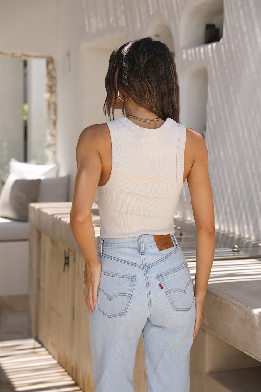 ABRAND A Heather Singlet Shell-Trogz