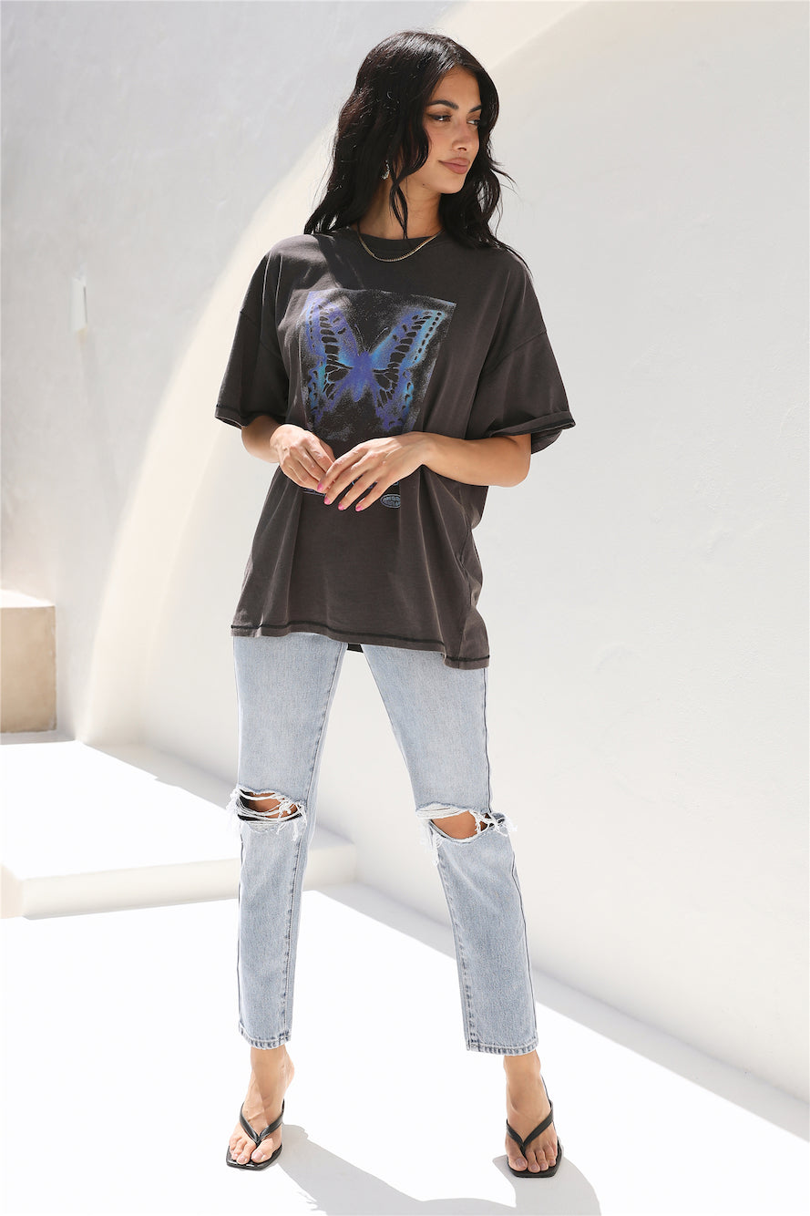 ABRAND A '94 High Slim Jeans Distressed Vintage Blue-Trogz