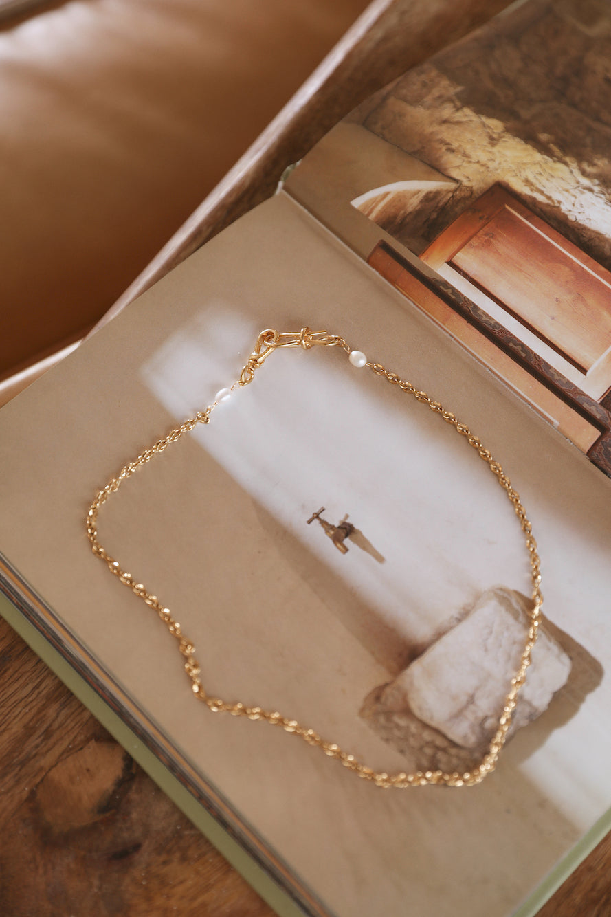 18k Gold To The Infinite Necklace Gold-Trogz