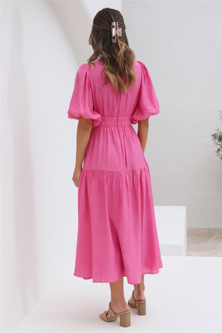 Bed Of Flowers Maxi Dress Pinkk-Trogz