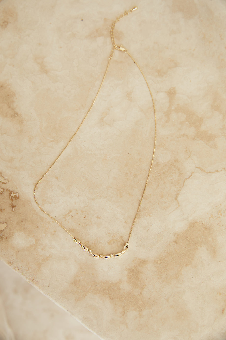 18k Gold Plated Lush Love Necklace Gold-Trogz