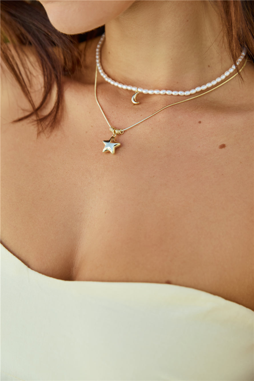 18k Gold Plated Set On You Necklaces Gold-Trogz