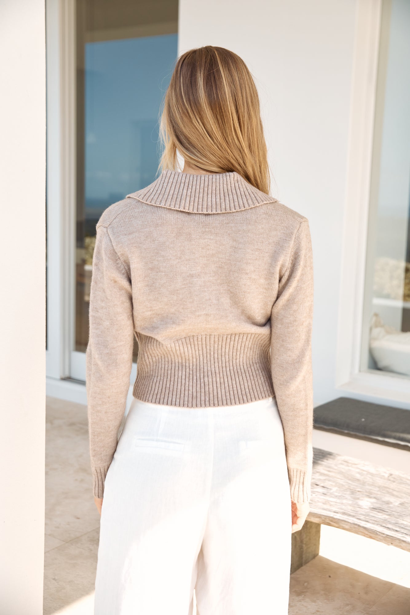Chai Latte Knit Top Brown-Trogz