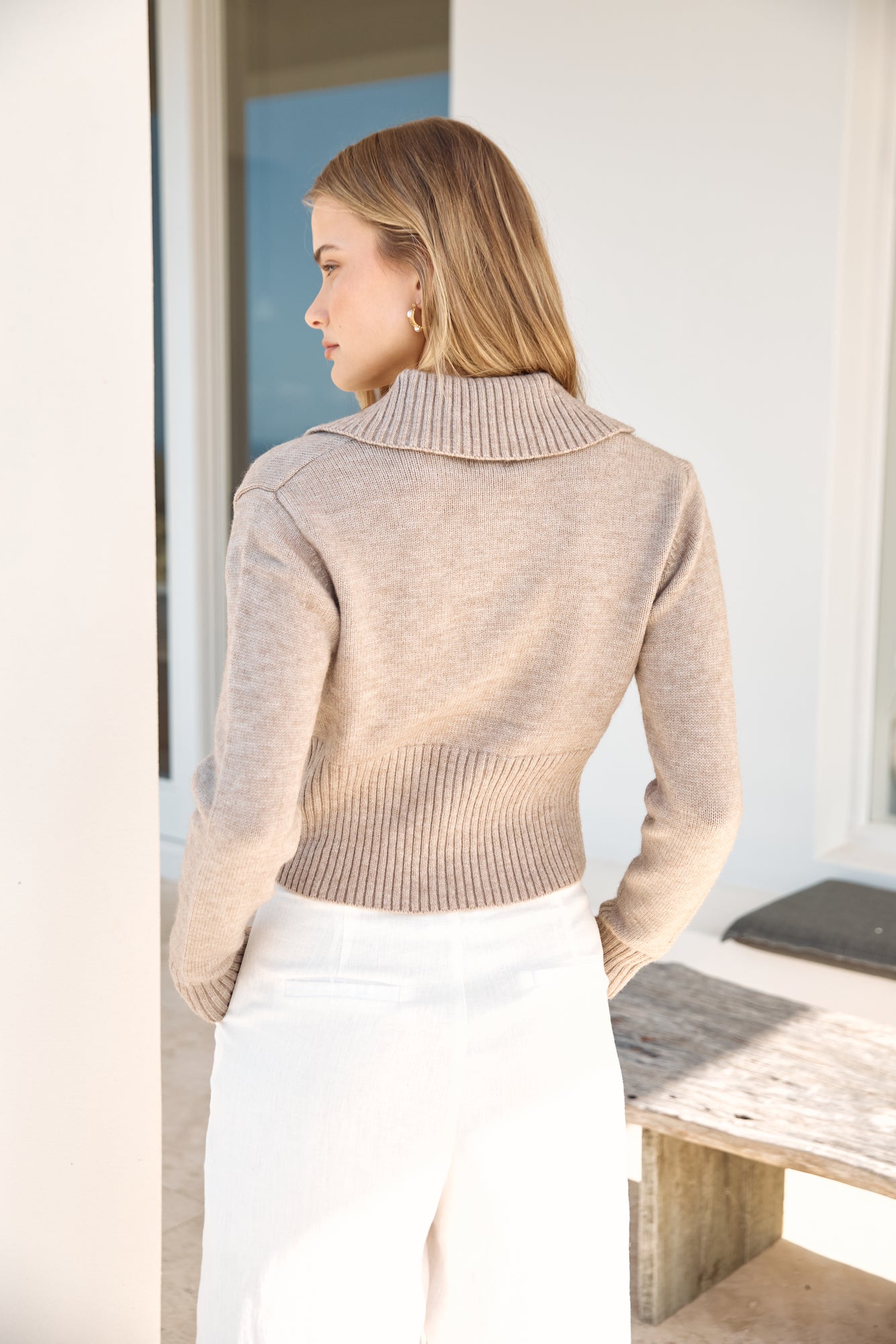 Chai Latte Knit Top Brown-Trogz