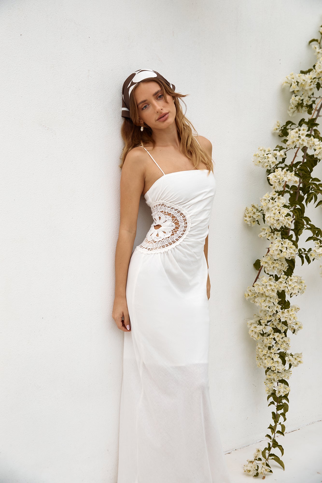 Amalfi Amore Maxi Dress White-Trogz