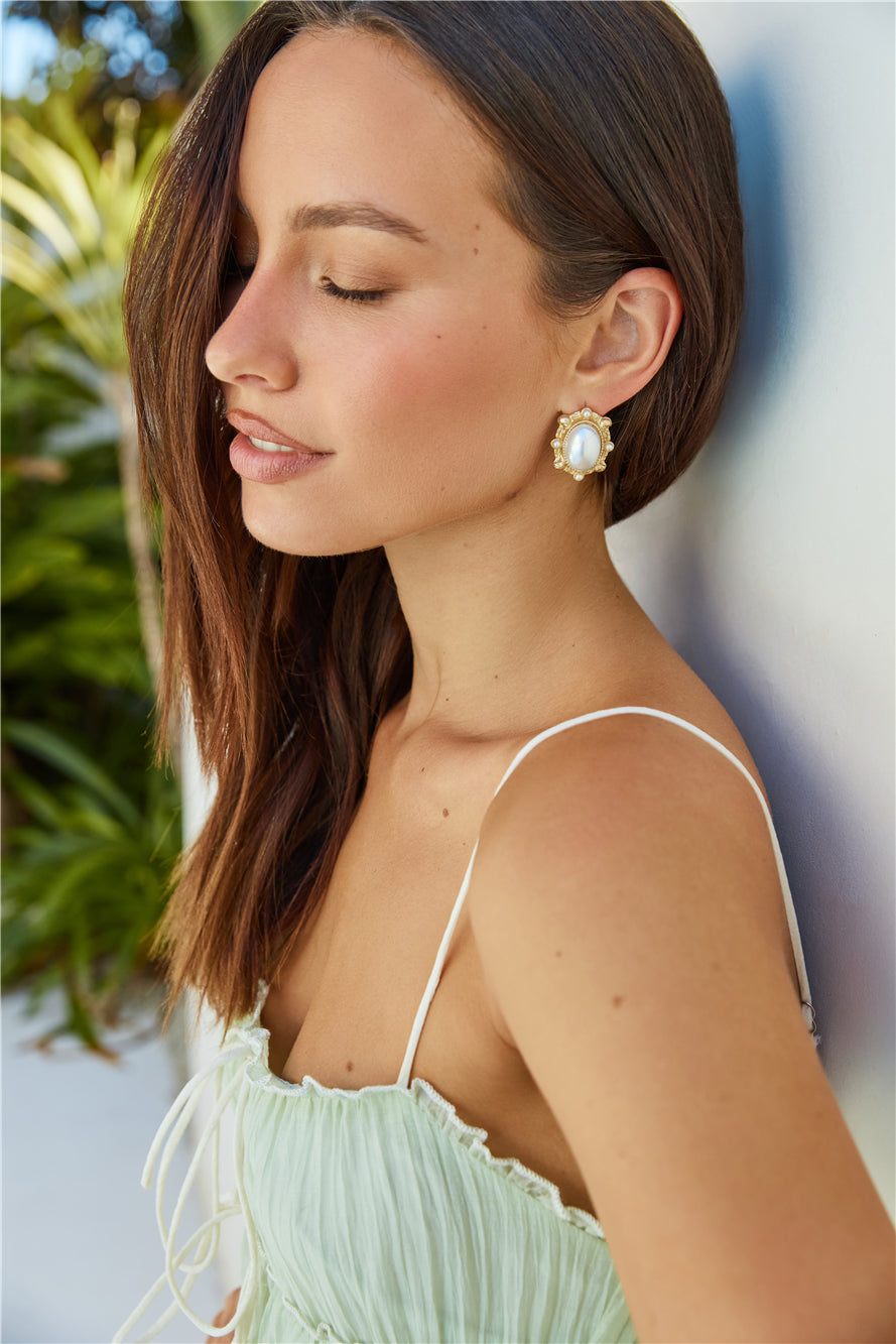 18k Gold Plated Quiet Luxury Earrings Gold-Trogz