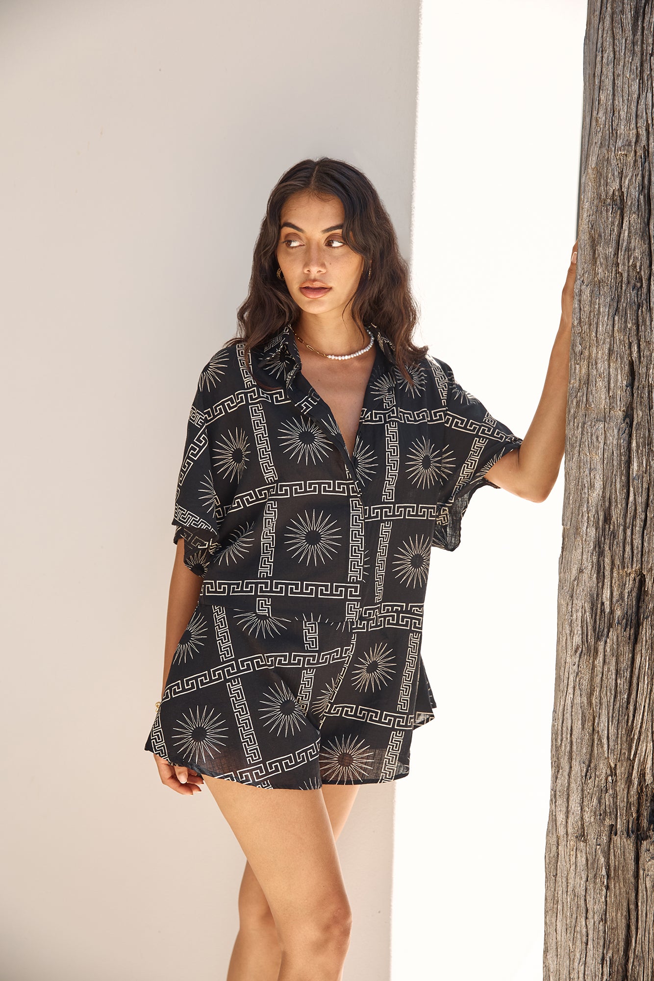 Aquarius Moon Romper Black-Trogz