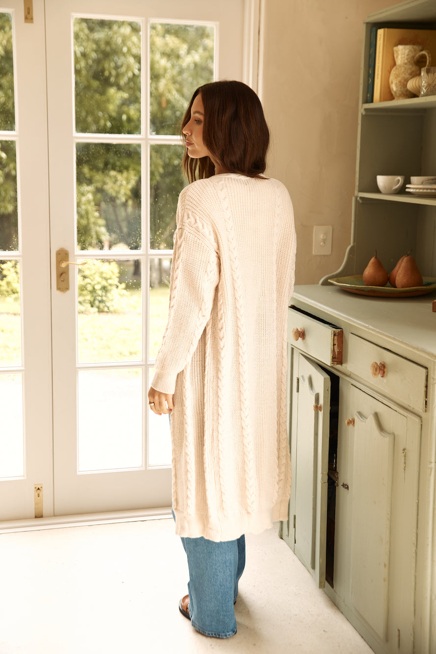 All I Needed Cardigan Cream-Trogz