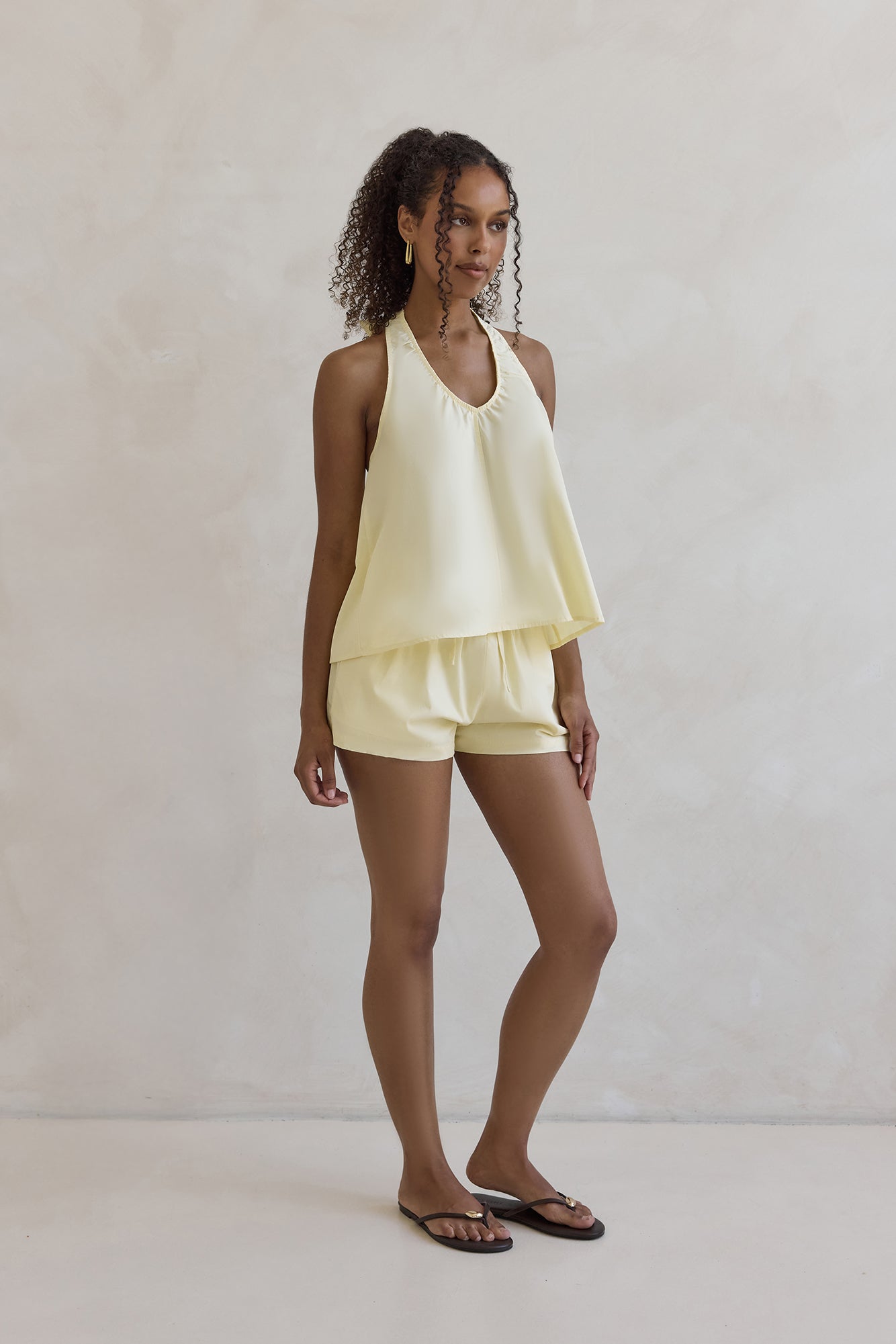 Evelyn Shorts Yellow-Trogz