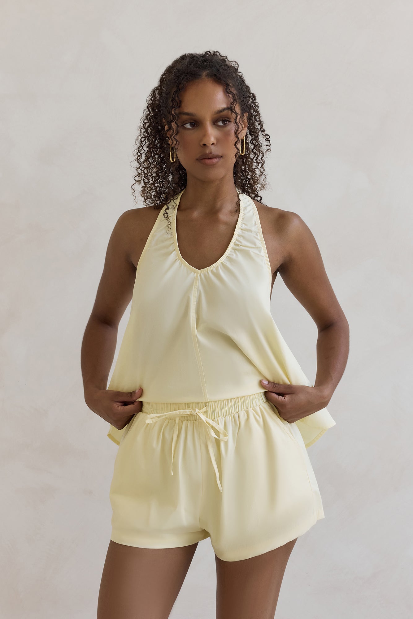 Evelyn Shorts Yellow-Trogz