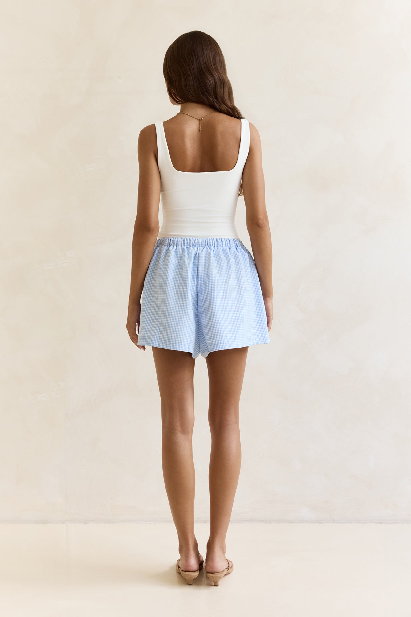 Sunlounge Summers Gingham Shorts Blue-Trogz