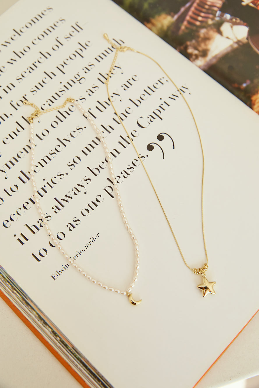 18k Gold Plated Set On You Necklaces Gold-Trogz