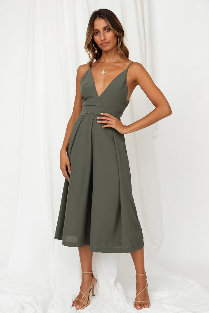 Be Someone Jumpsuit Khaki-Trogz