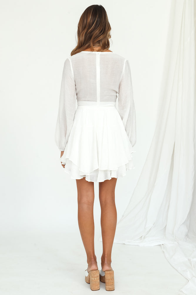 All Over Dress White-Trogz