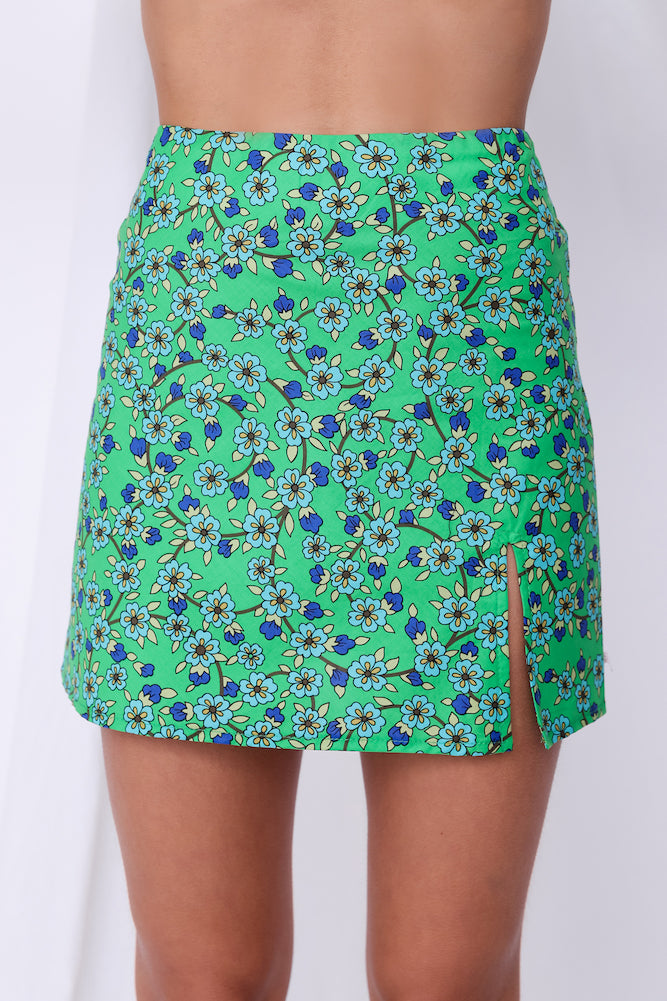 Angel On My Shoulder Mini Skirt-Trogz