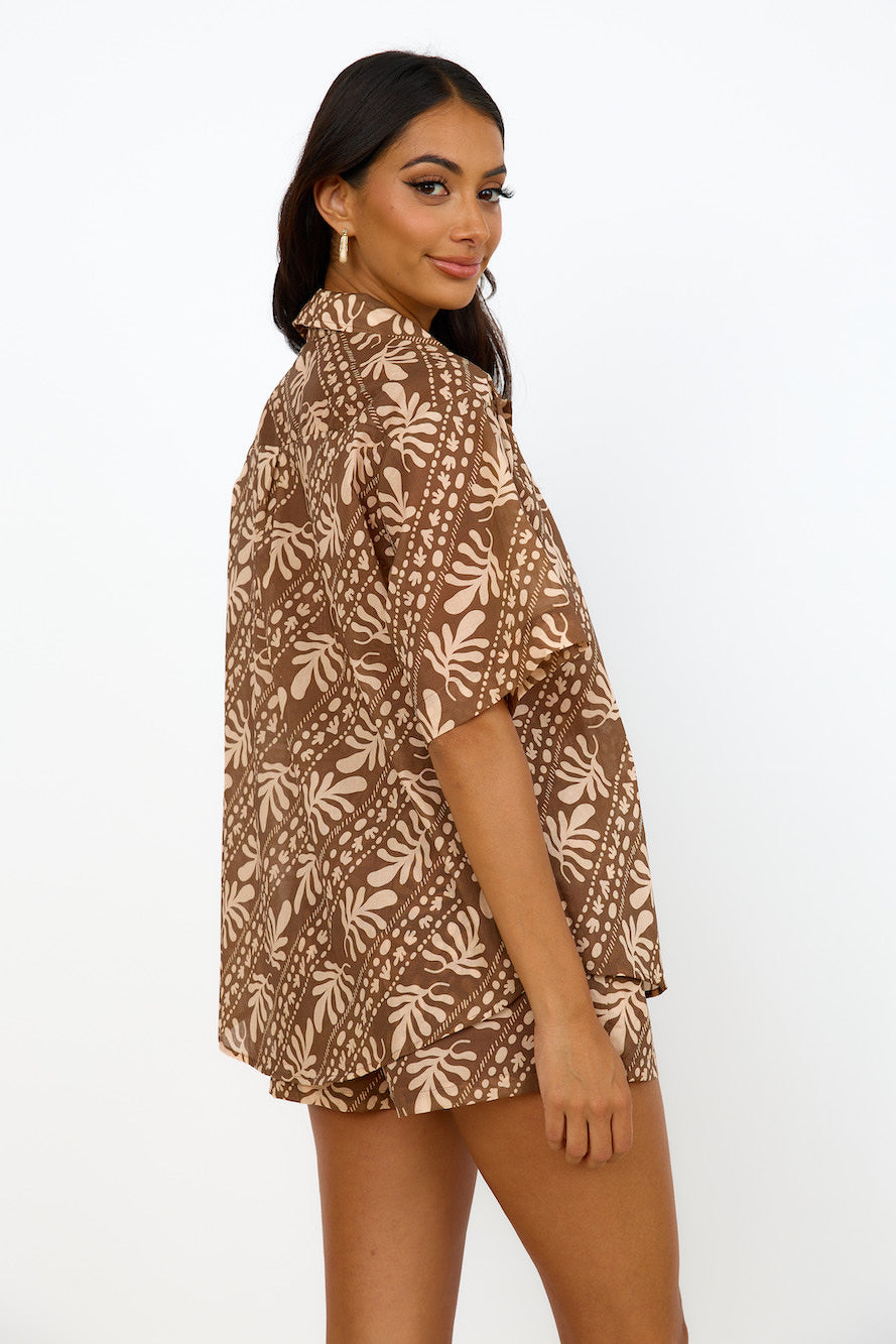 CHARLIE HOLIDAY Cape Shirt Coral-Trogz
