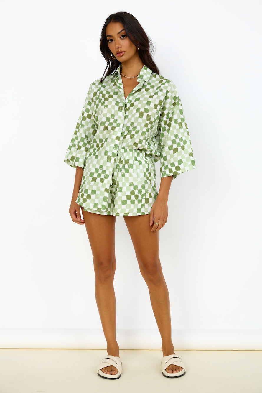CHARLIE HOLIDAY Harlow Shirt Checkerboard-Trogz
