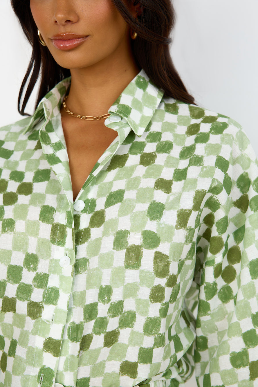 CHARLIE HOLIDAY Harlow Shirt Checkerboard-Trogz