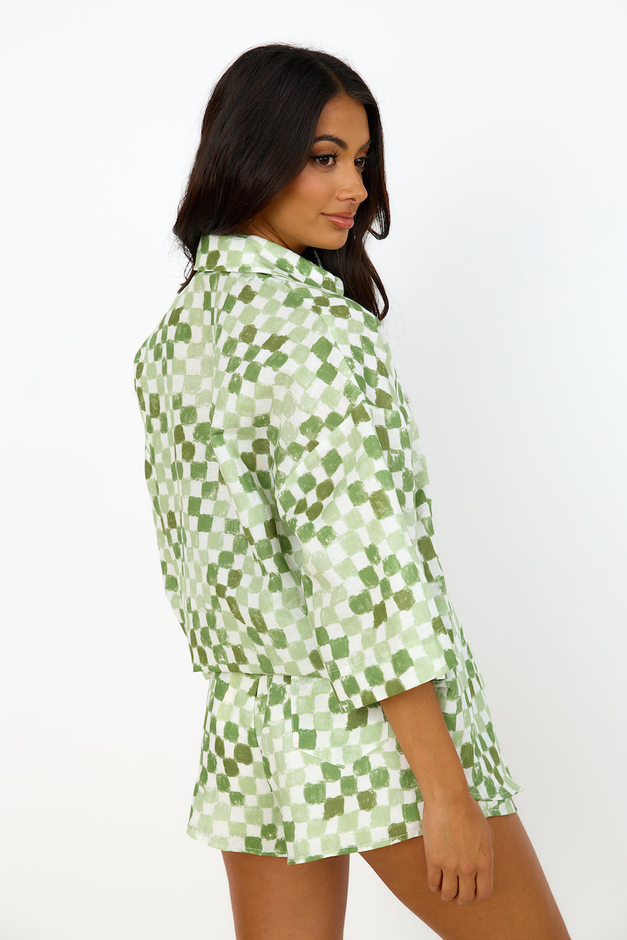 CHARLIE HOLIDAY Harlow Shirt Checkerboard-Trogz