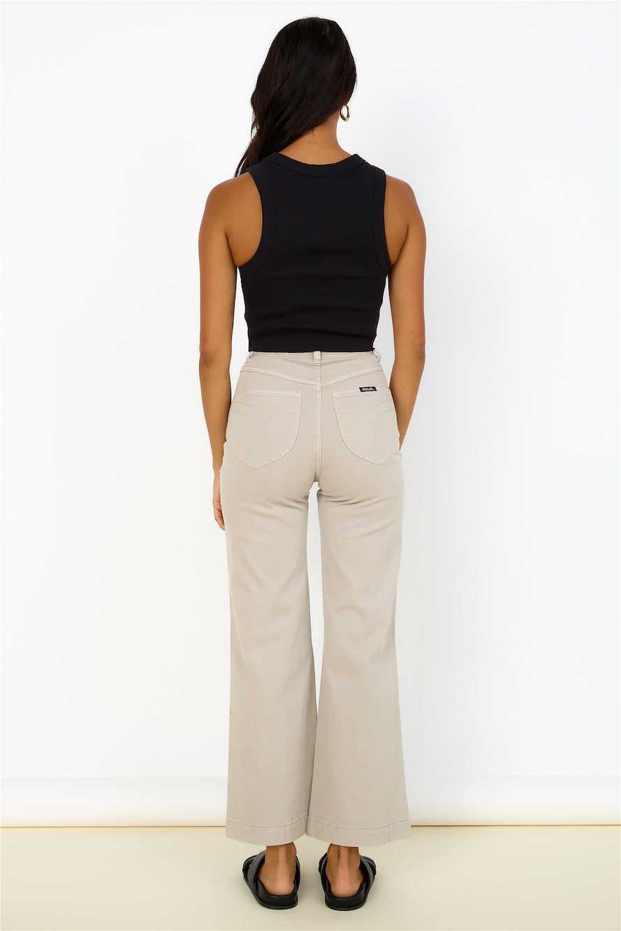 ABRAND A Heather Singlet Black-Trogz