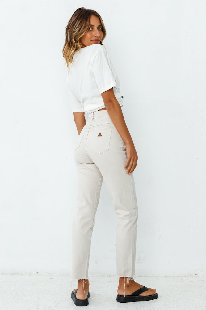 ABRAND A94 High Slim Jeans Stone-Trogz