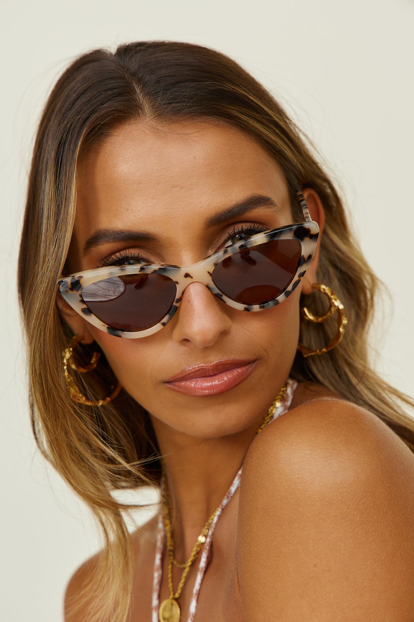 BANBÉ The Sofia Sunglasses Blonde Tort Brown-Trogz