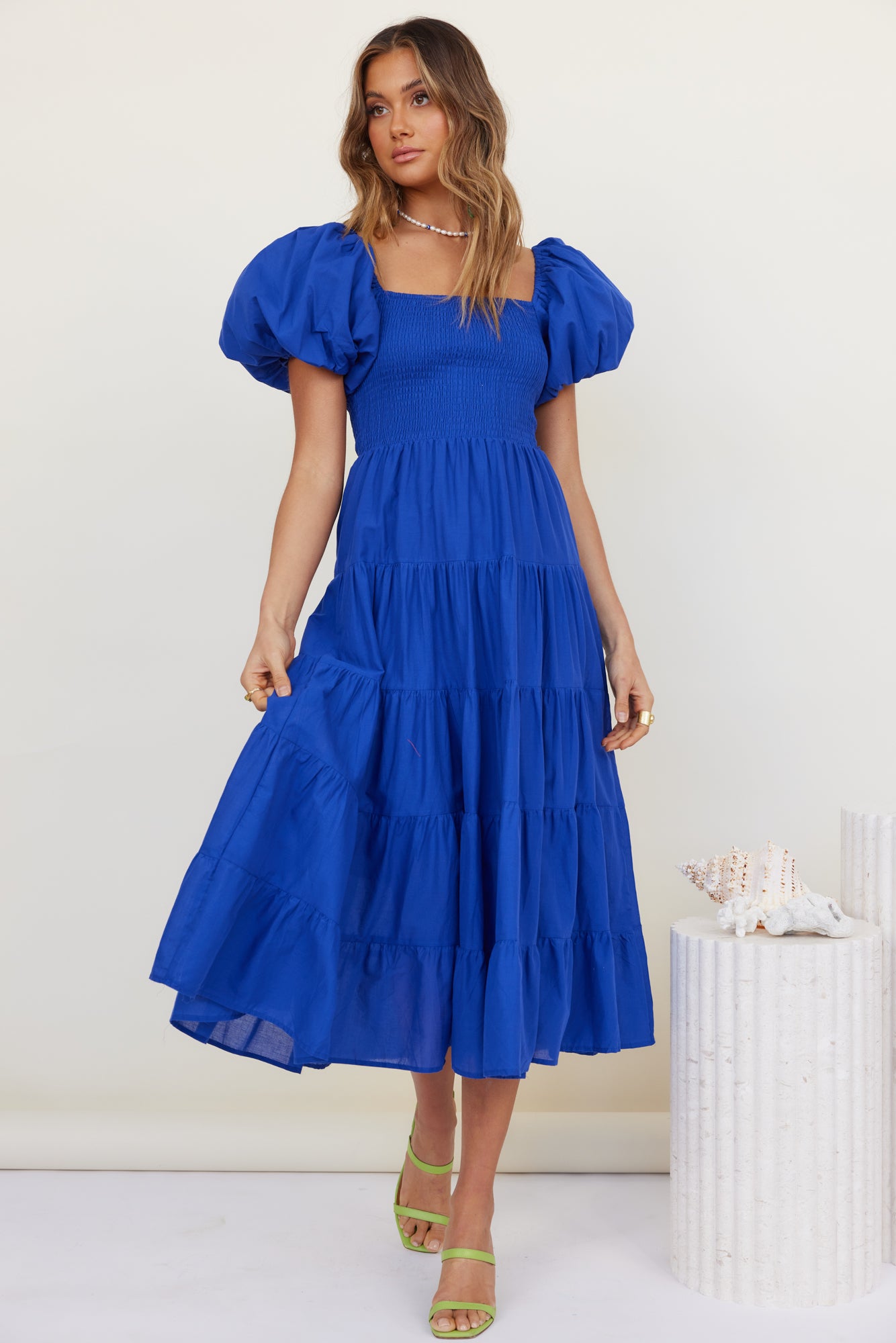 Adela Maxi Dress Blue-Trogz