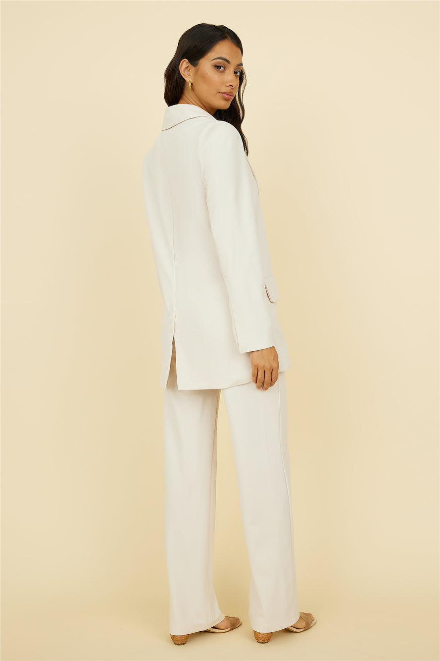 SNDYS Brooklyn Blazer Cream-Trogz