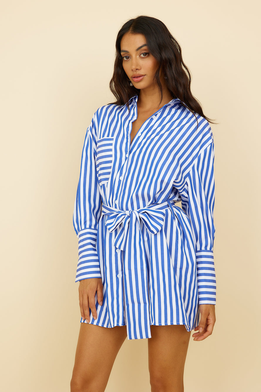 Aruba Island Dress Blue-Trogz