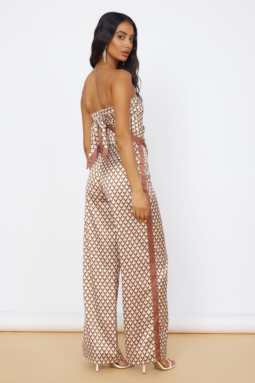 SEVEN WONDERS Milani Satin Pant Chocolate-Trogz