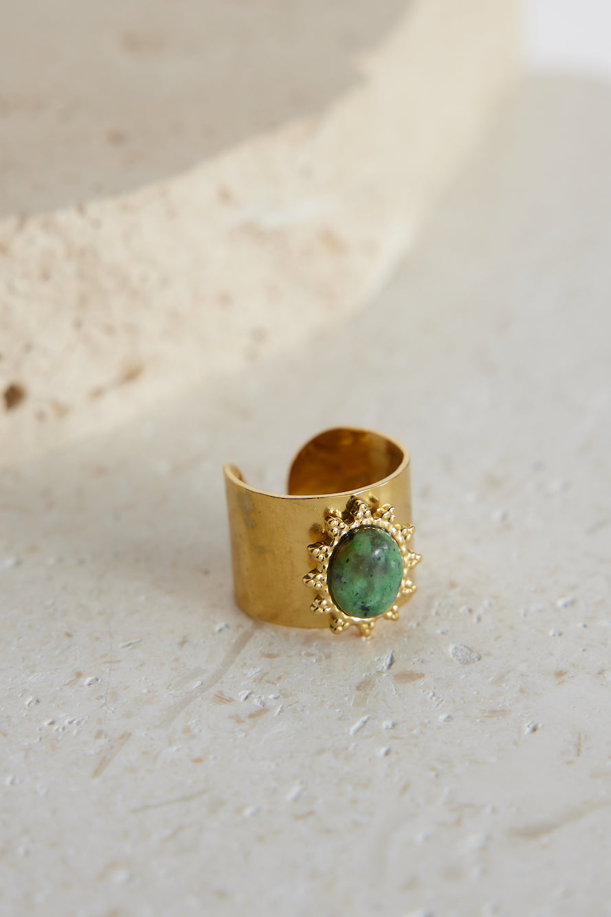 18k Gold Skylight Ring Gold-Trogz