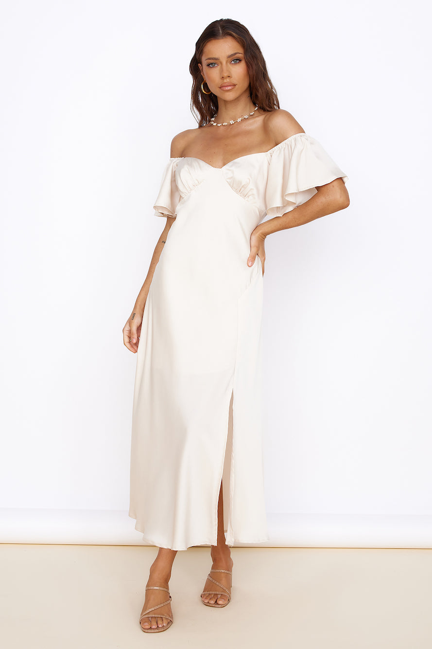 Aurora Skies Maxi Dress Cream-Trogz