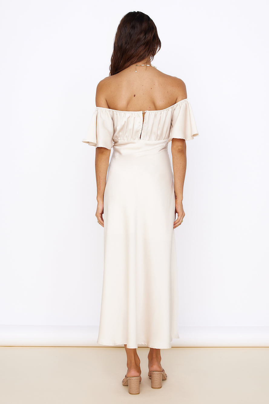 Aurora Skies Maxi Dress Cream-Trogz