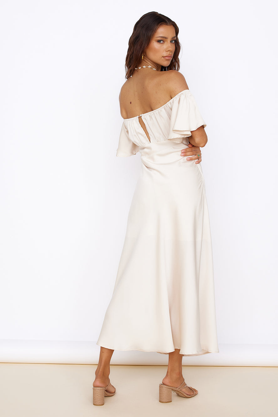 Aurora Skies Maxi Dress Cream-Trogz