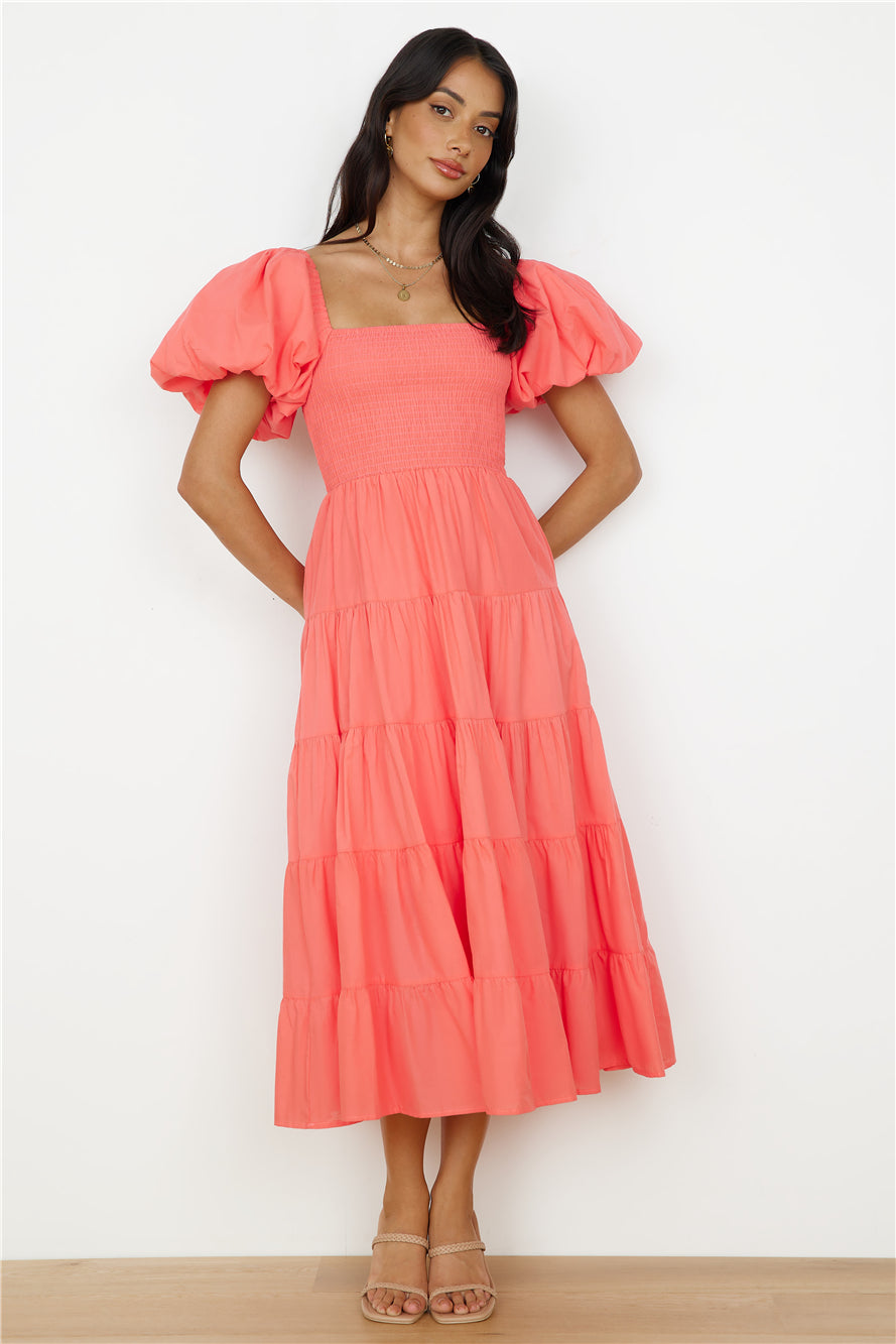 Adela Maxi Dress Orange-Trogz