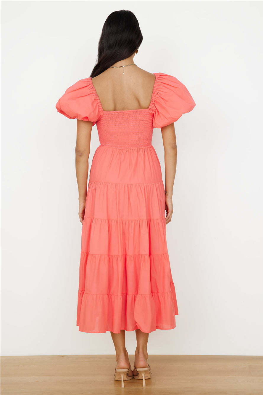 Adela Maxi Dress Orange-Trogz