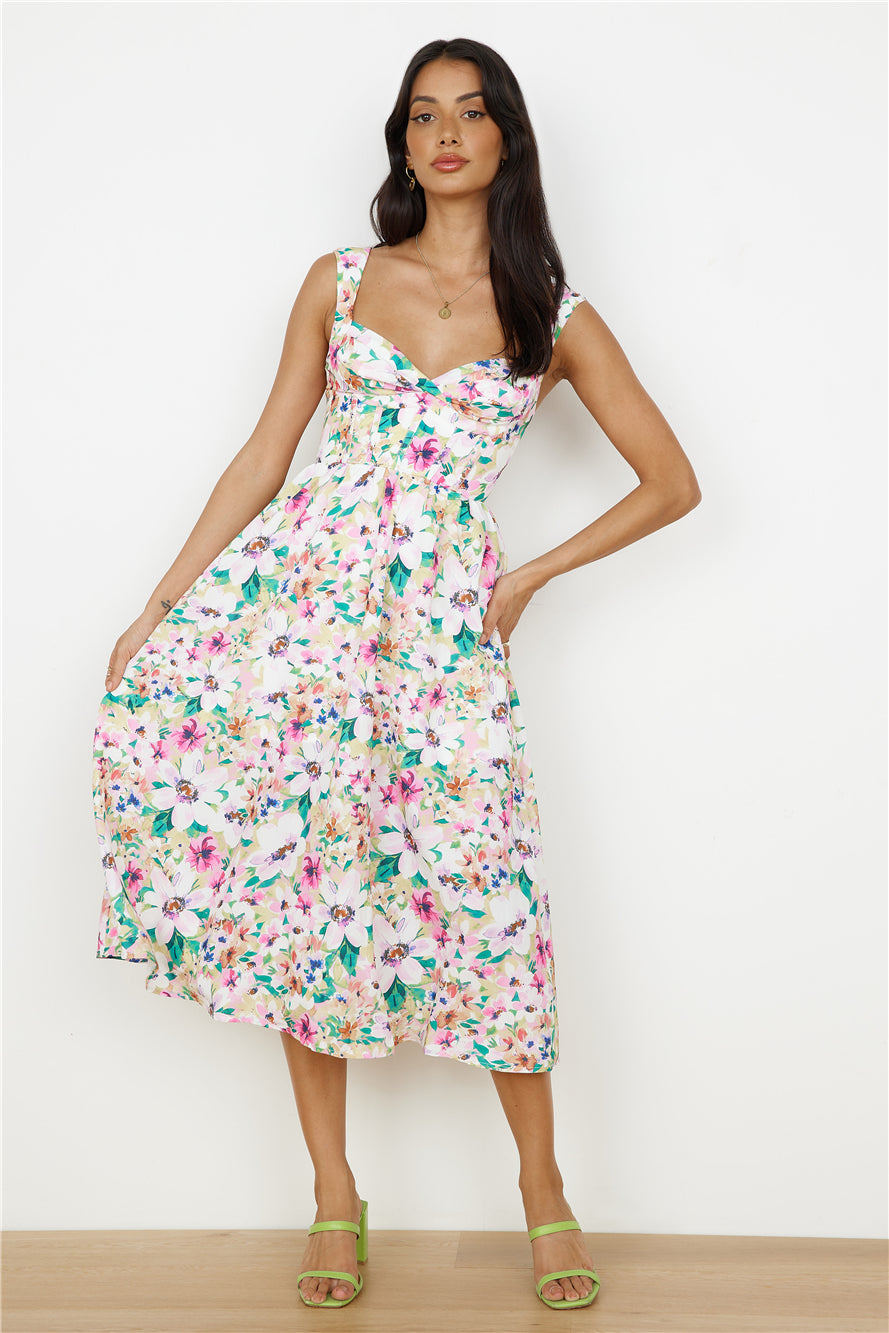 All Day Midi Dress Multi-Trogz