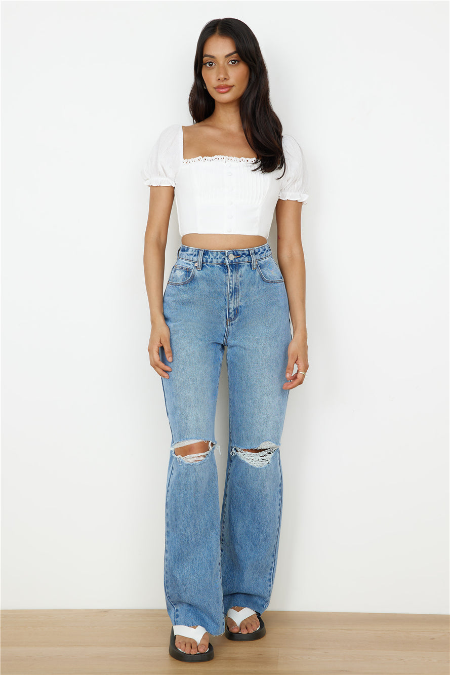 ABRAND A Carrie Jean Mid Vintage Blue-Trogz