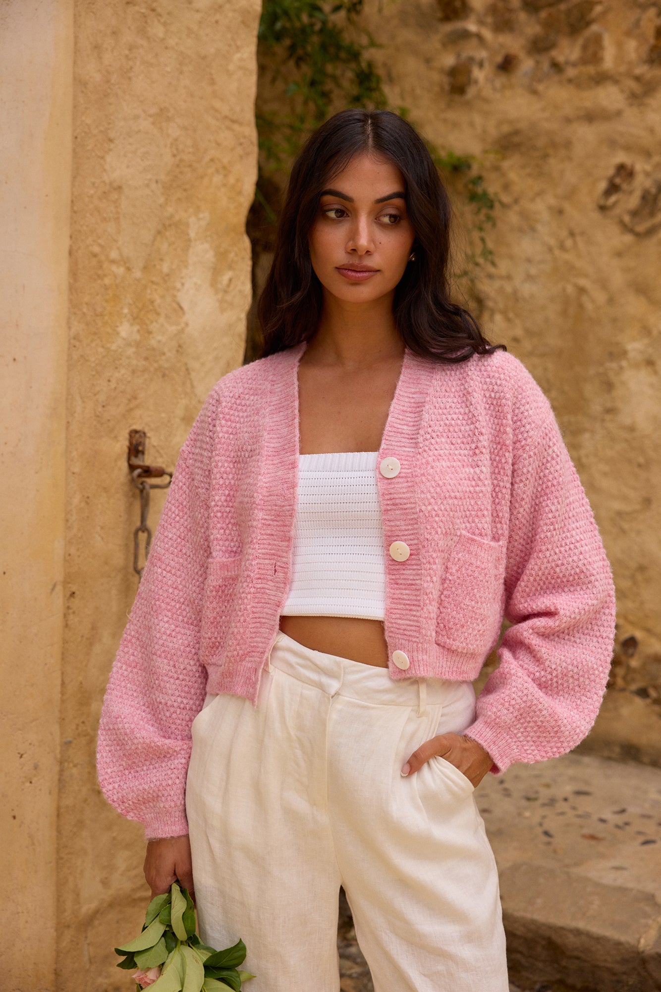 Bayview Cardigan Pink-Trogz