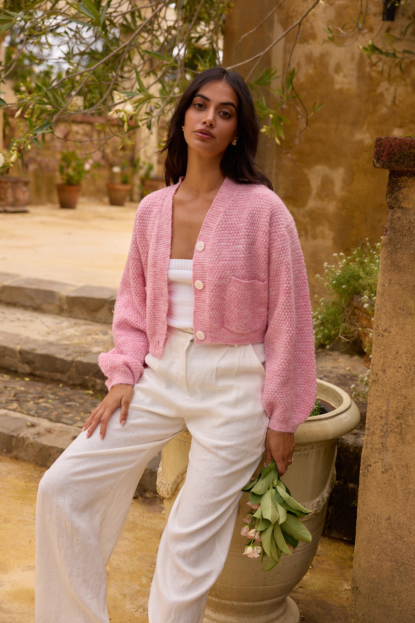 Bayview Cardigan Pink-Trogz