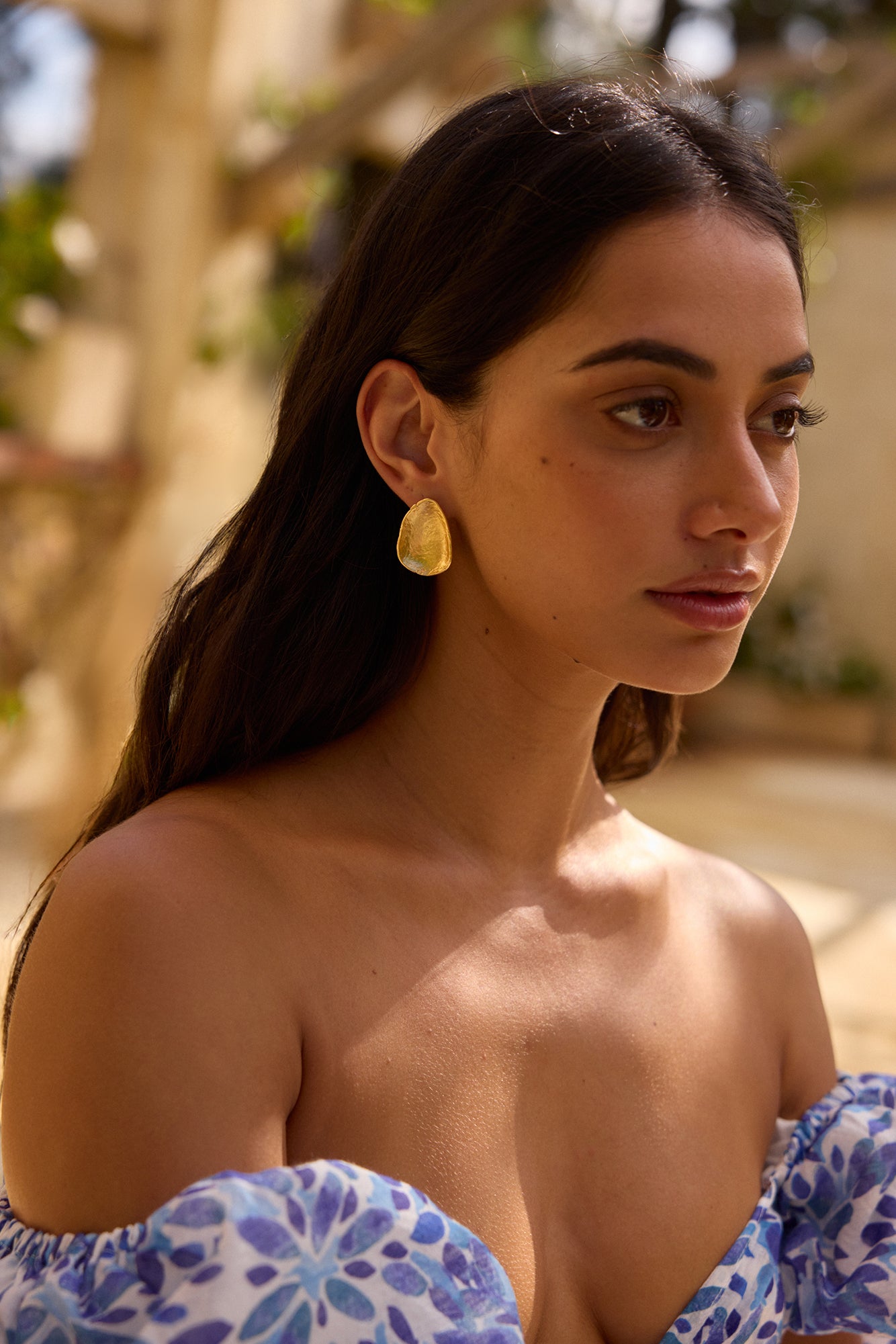 18k Gold Plated Wine And Dine Earrings Gold-Trogz