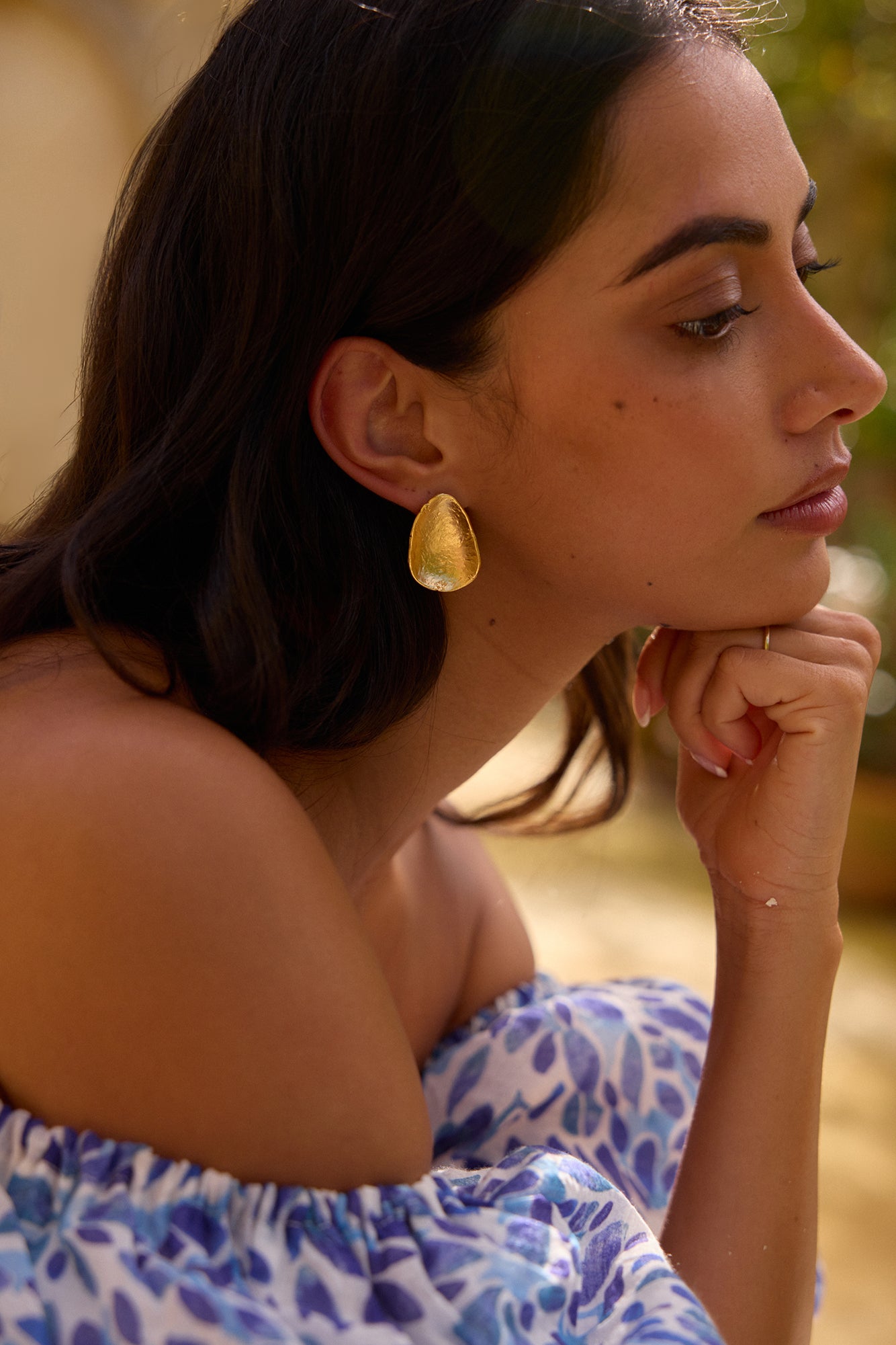 18k Gold Plated Wine And Dine Earrings Gold-Trogz