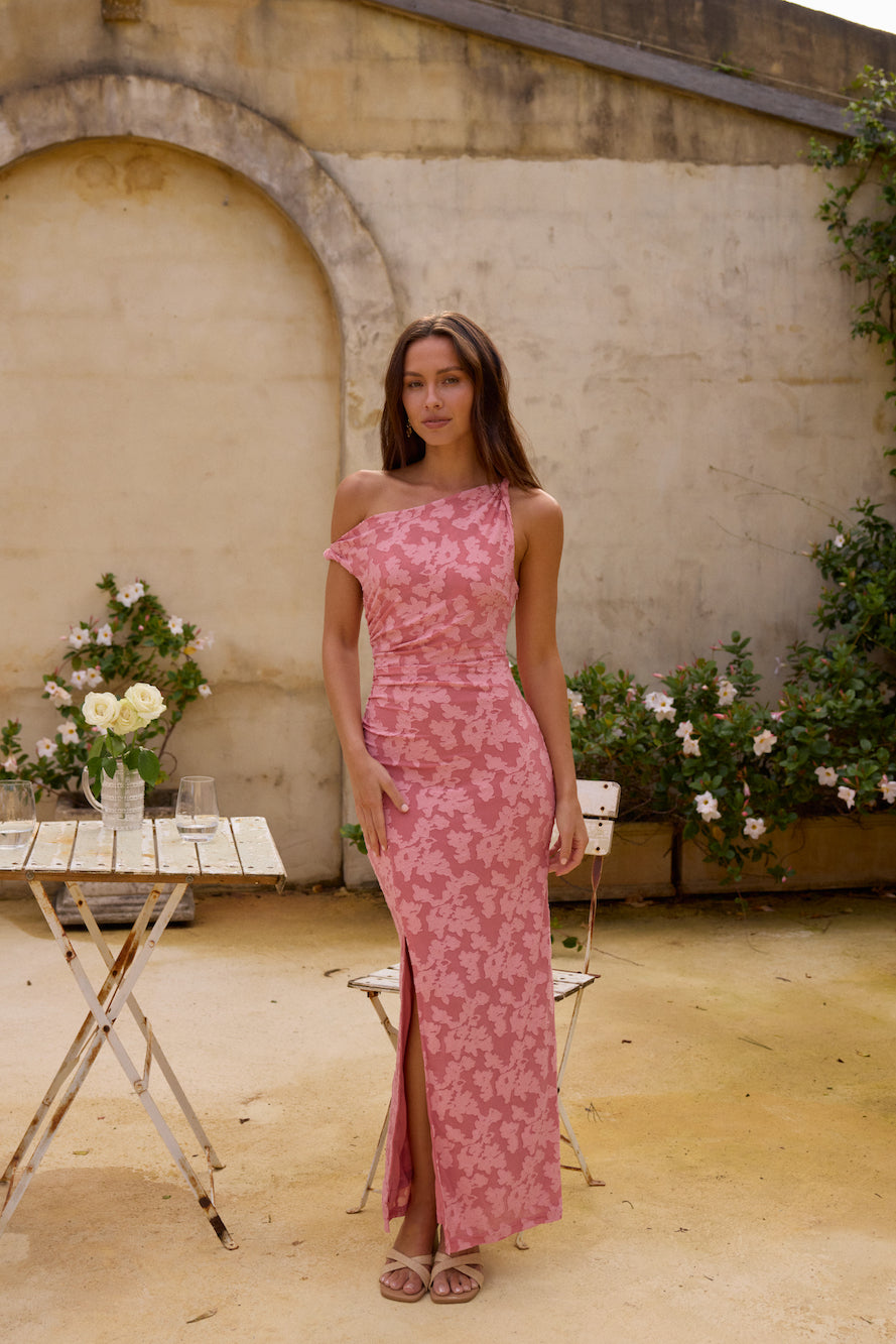 Breeze of Pink Maxi Dress Pink-Trogz