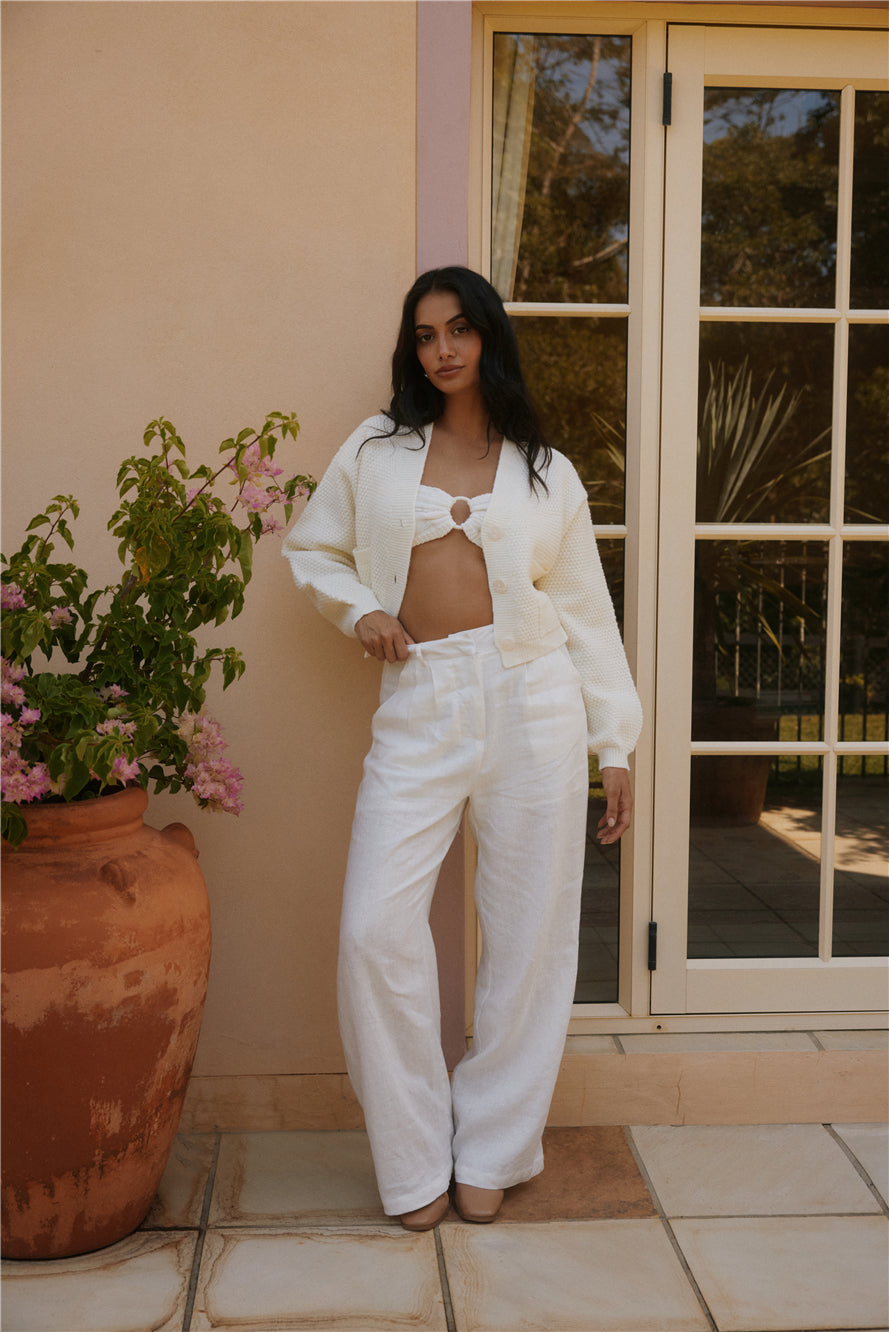 Bayview Cardigan Cream-Trogz