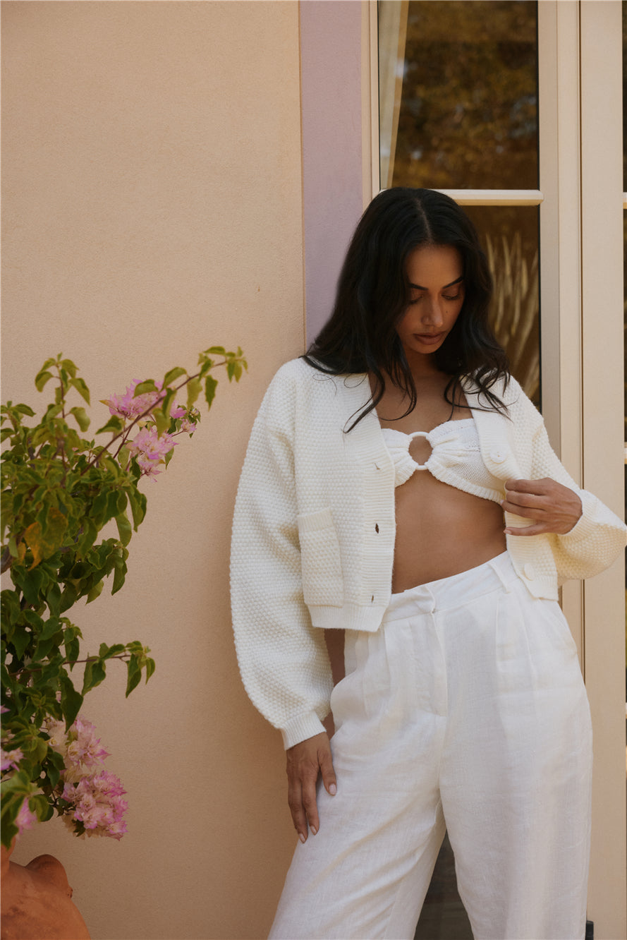 Bayview Cardigan Cream-Trogz