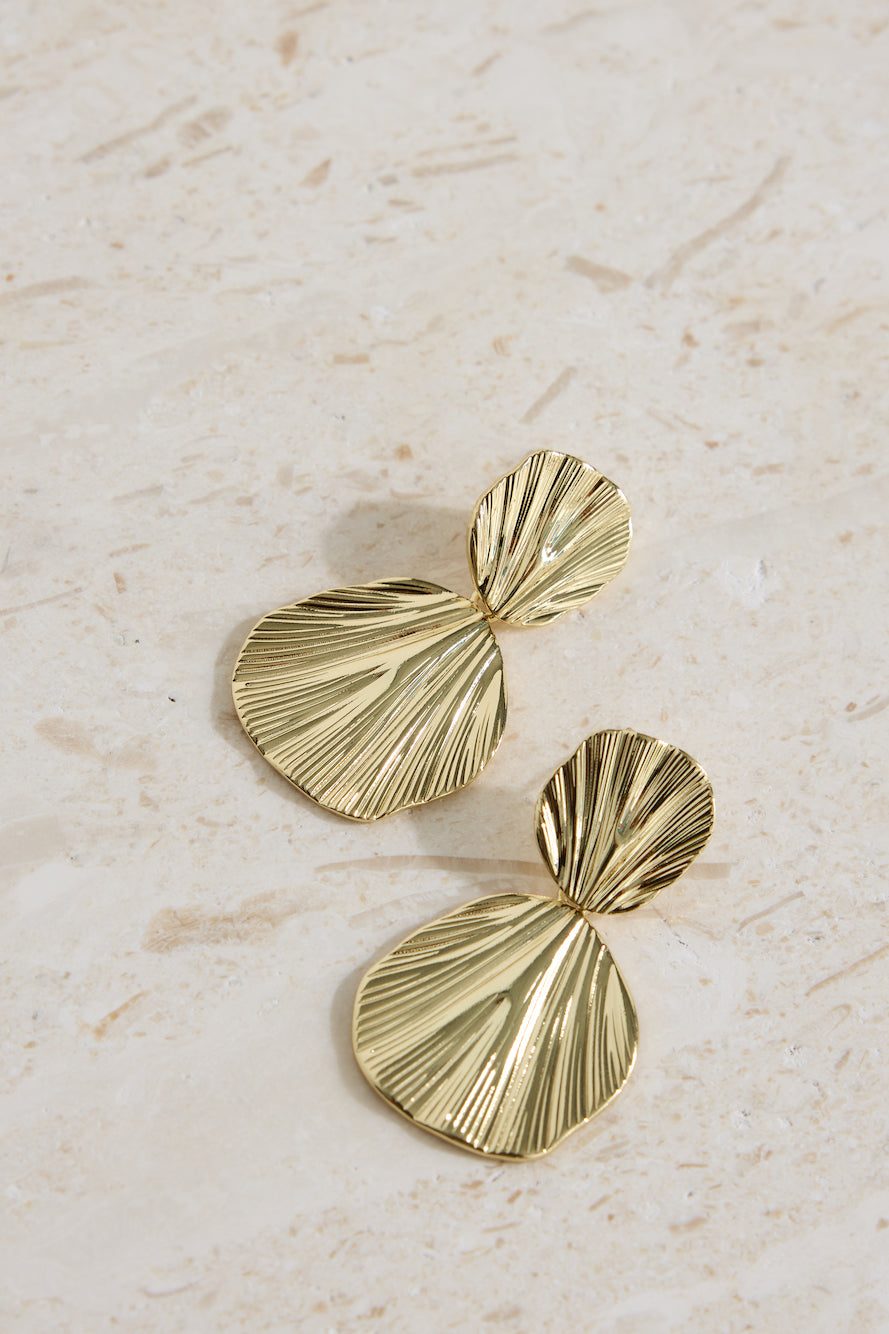 18K Gold Plated This Oasis Earrings Gold-Trogz