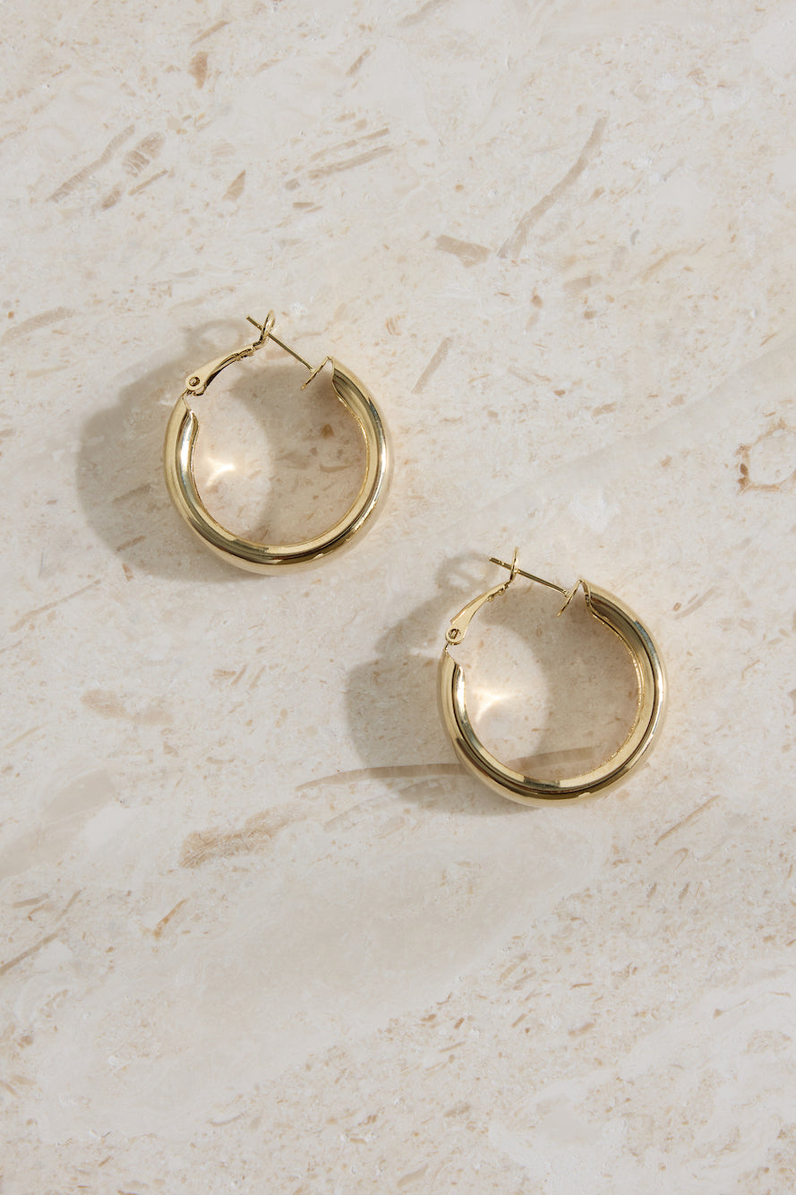 18K Gold Plated True Self Earrings Gold-Trogz