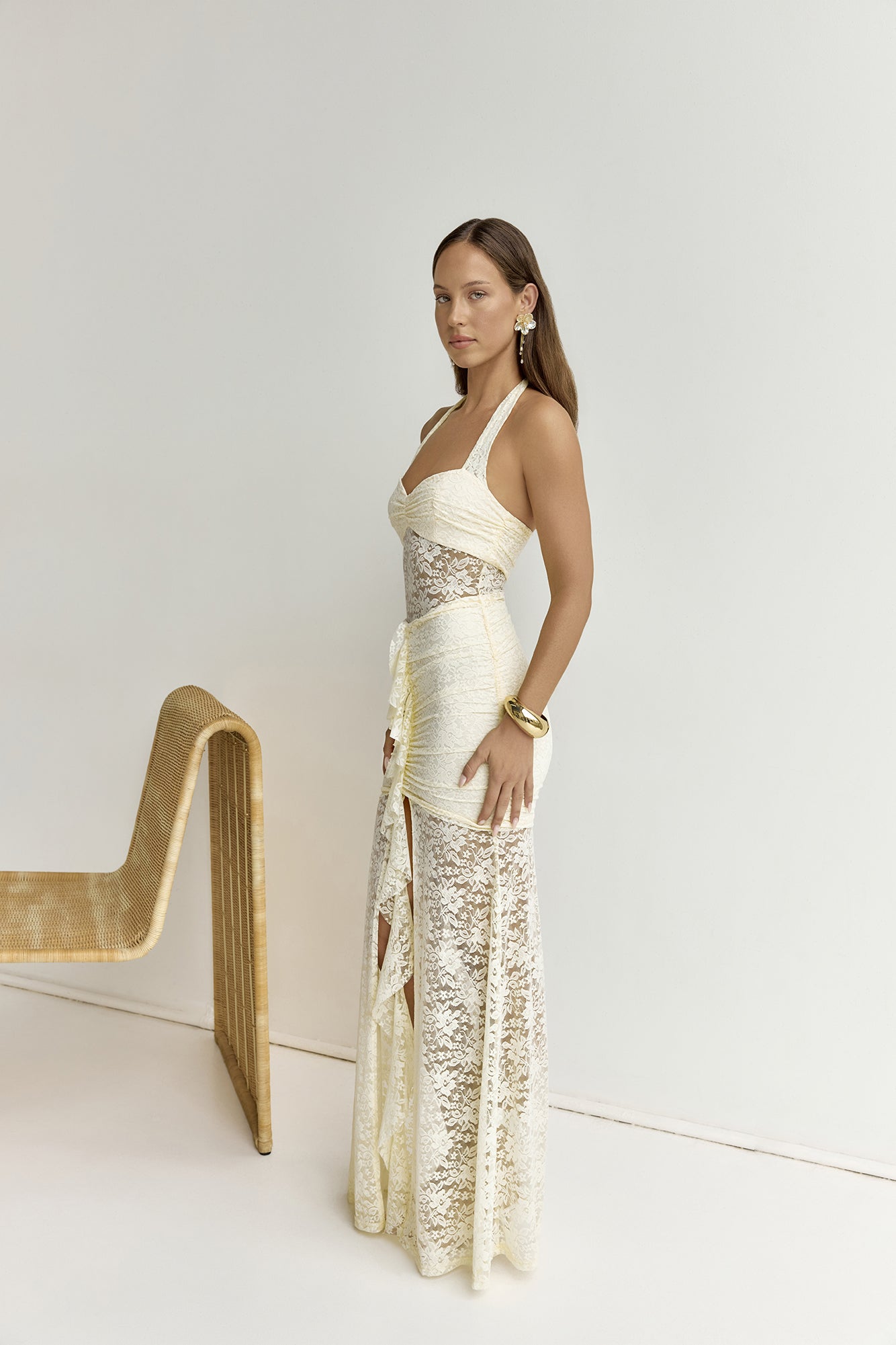 Annika Maxi Dress Lemon-Trogz