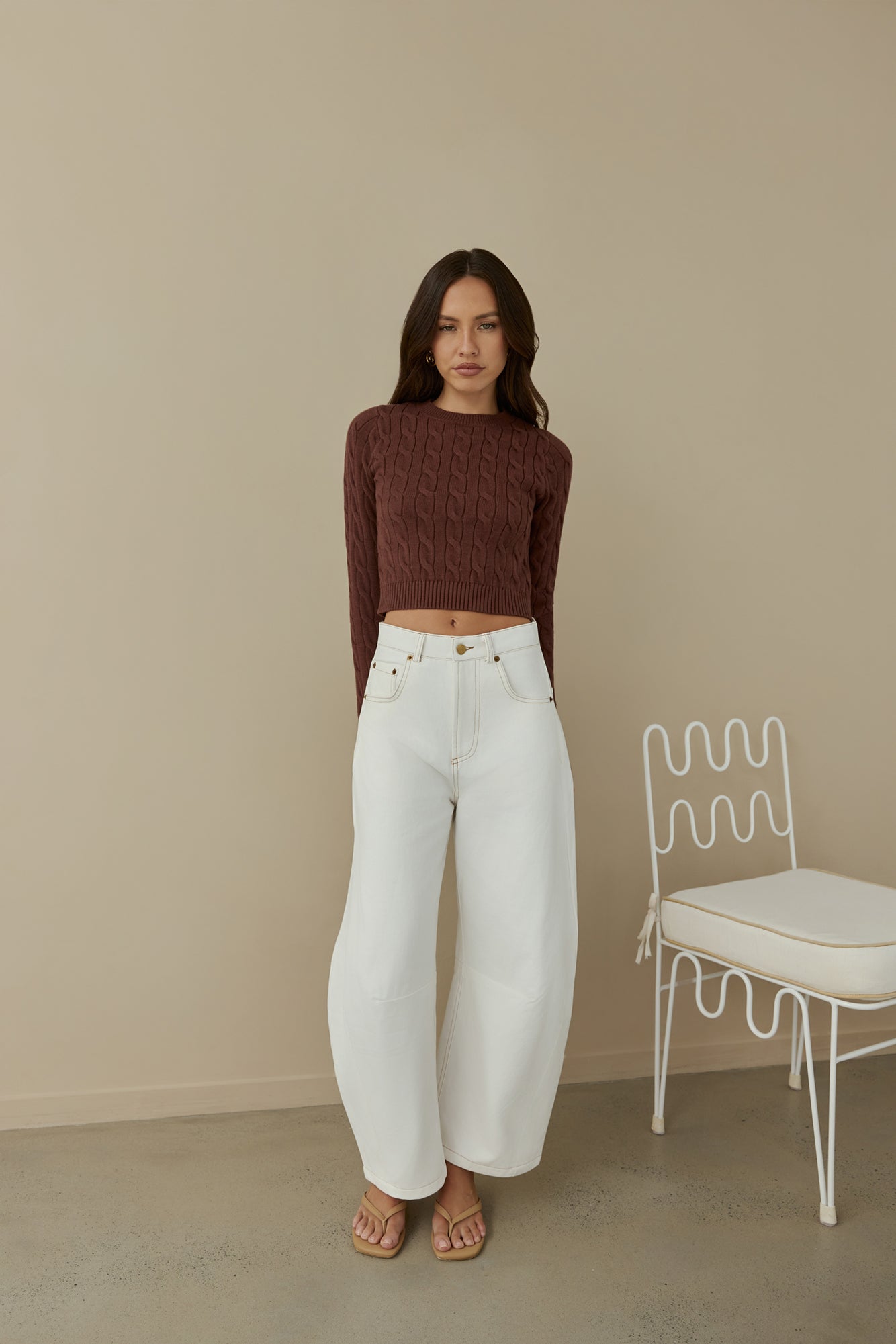 Destined For You Wide Pants White-Trogz